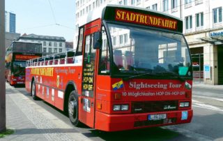 Leipziger Stadtrundfahrten mit den roten Doppeldeckern
